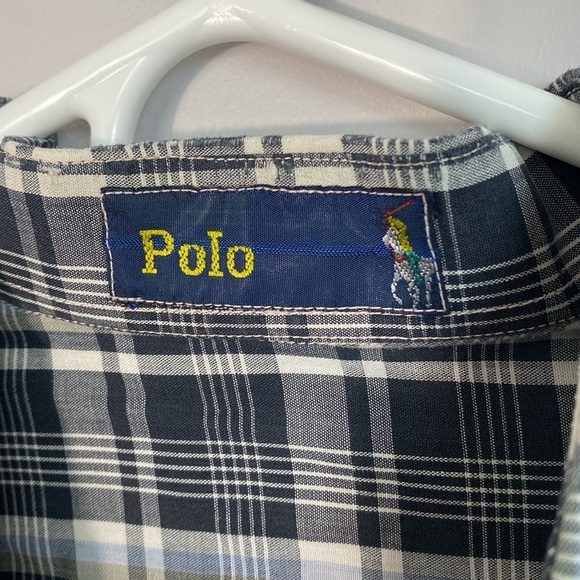 Polo Black and White Casual Button Down Shirt - Picture 5 of 8